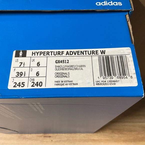 New! Women’s Adidas Hyperturf Adventure W 7 1/2 7.5 Green Orange Sneakers Hikers - Picture 12 of 12